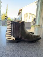 Chelsea Boots Melvin & Hamilton schwarz Zebra Gr. 39
