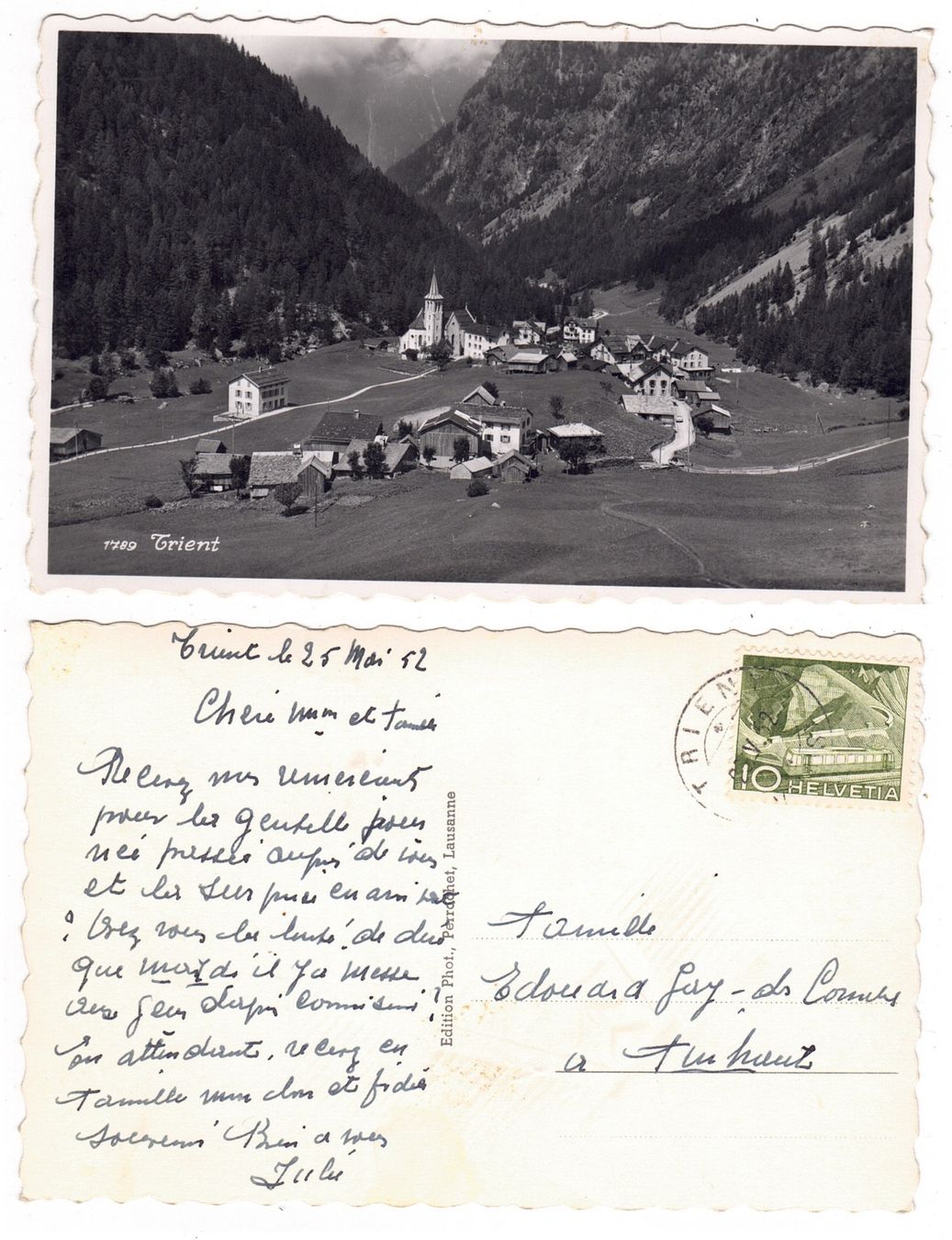 Cartes postales: Trient – D'occasion à La Tour-de-Peilz par amjust