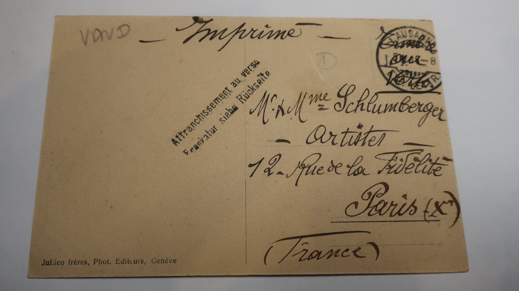 Cartoline postali: Ouchy - le Quai  1916 – Usato da Cormoret venduto da Pascalll2001 5