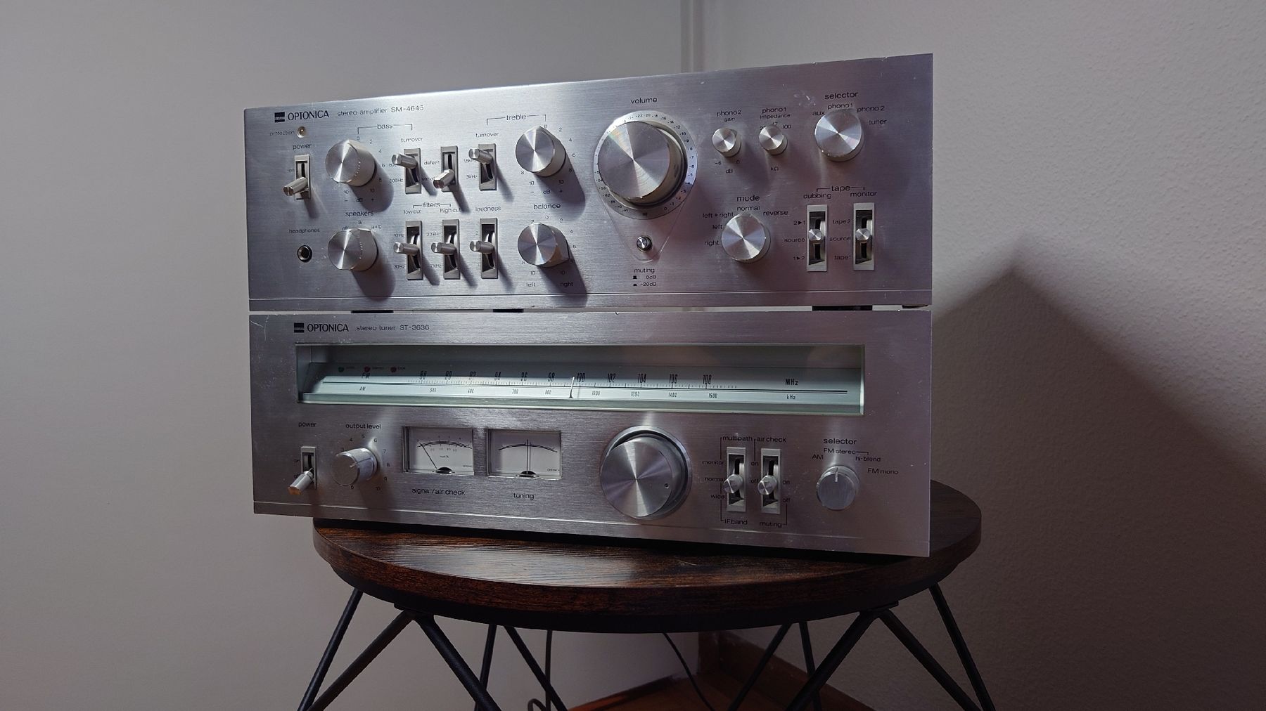 Sharp Amplificatori: Sharp Optonica SM4646 & ST3636 – Usato da Basel venduto da Dusko. 2
