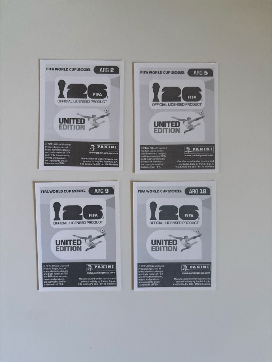 Panini Sammelbilder & Trading cards: Panini: ARG 2,ARG 5,ARG 9,ARG 18 – Neu (gemäss Beschreibung) aus Basel von min_xq6x 1