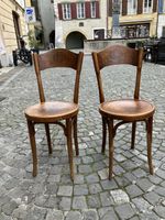 2 Chaises Stühle bistrot bois Jacob & Josef Kohn