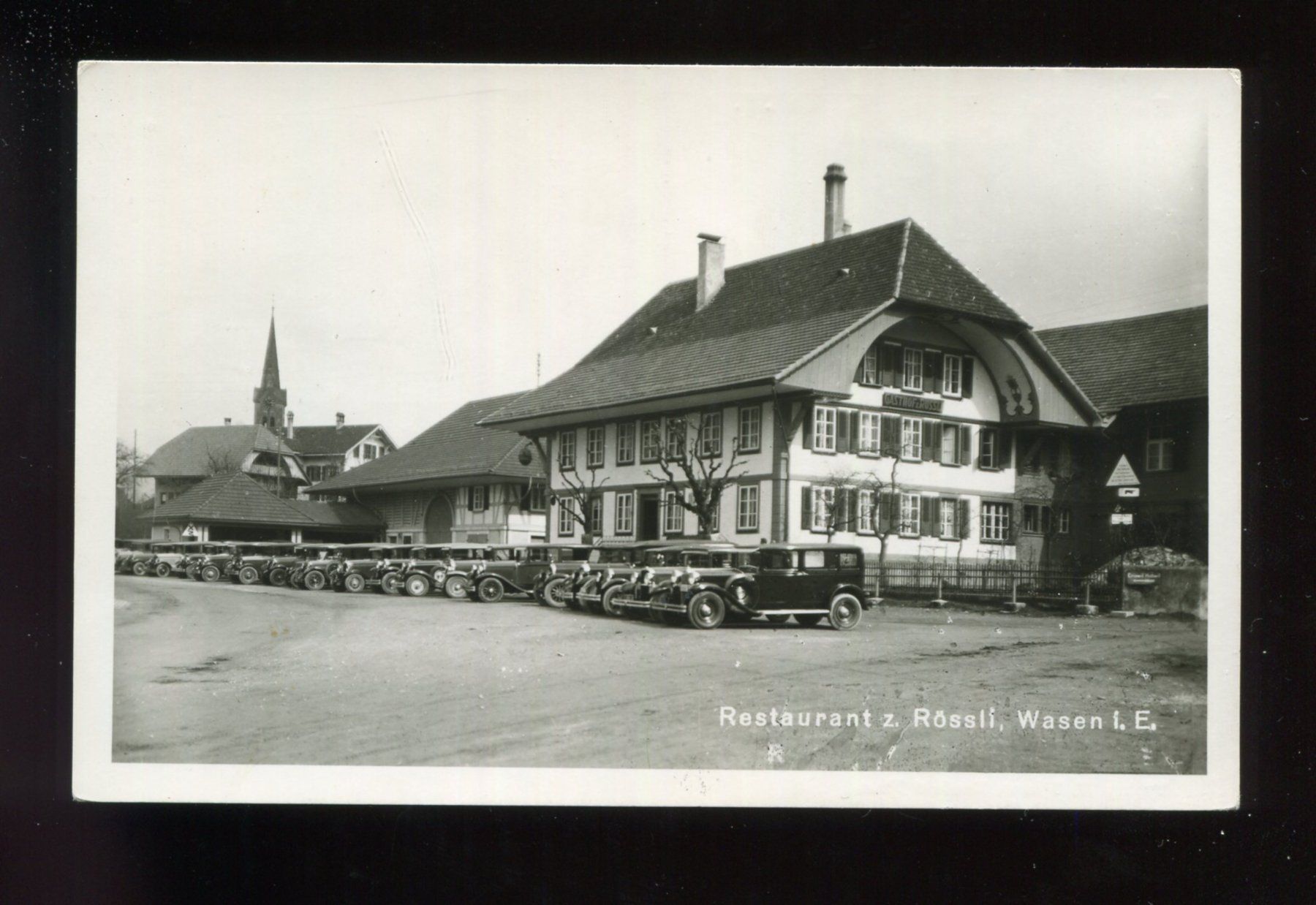 Cartes postales: Wasen i, E. Restaurant z. Rössli, Oldtimer – D'occasion à Aarau par Elmaar41