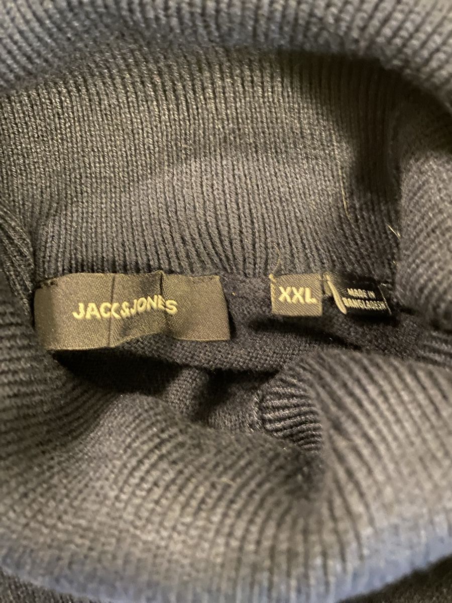Jack & Jones Maglioni & Felpe: Rollkragenpullover XXL blau JACK & JONES neu 60% Baumwolle – Nuovo e nell'imballaggio originale da Zürich venduto da DidierTG 2