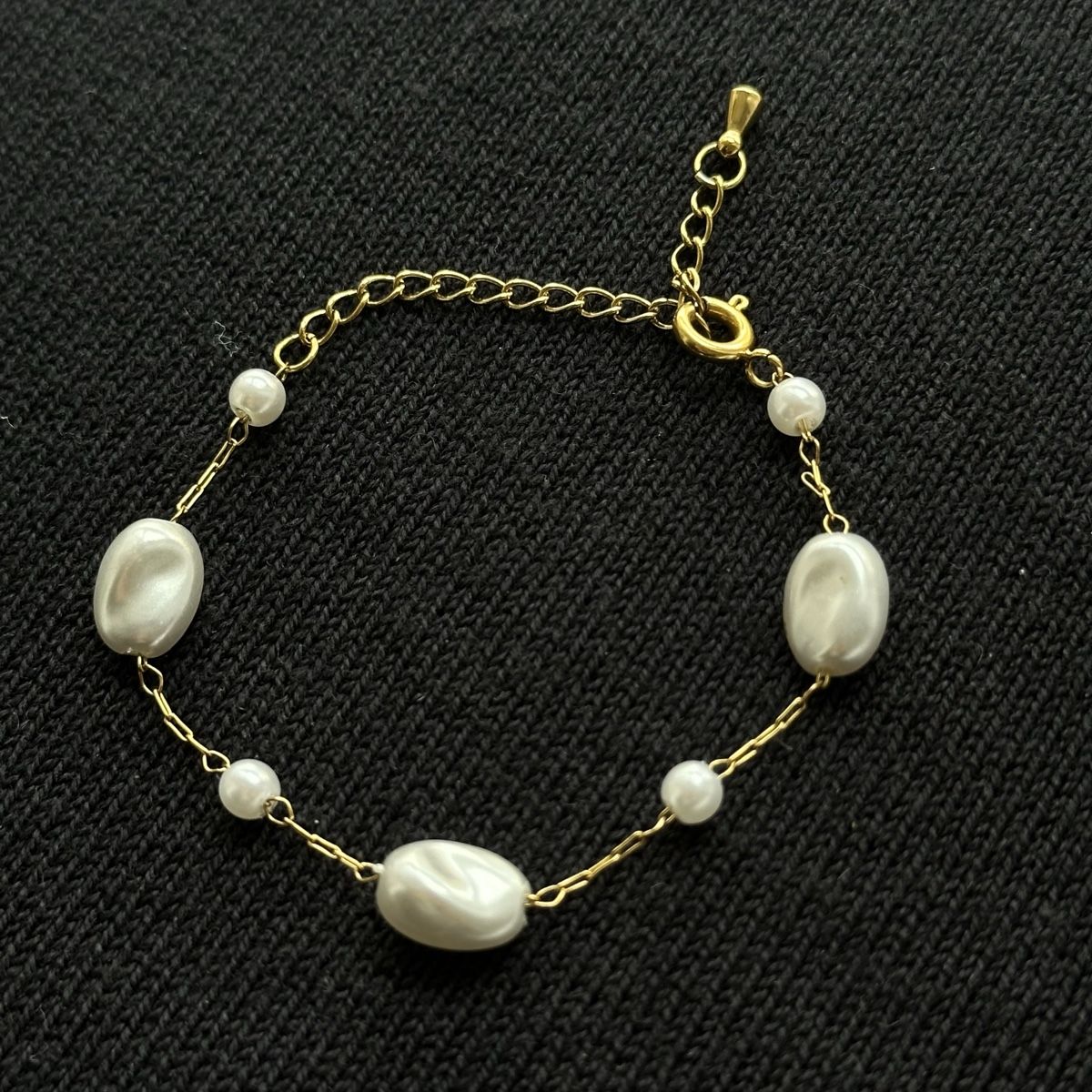 Bracciali & Braccialetti: 18KGP Perlen Armkette Gold Farbe – Nuovo (secondo la descrizione) da Givisiez venduto da dor_xb9k