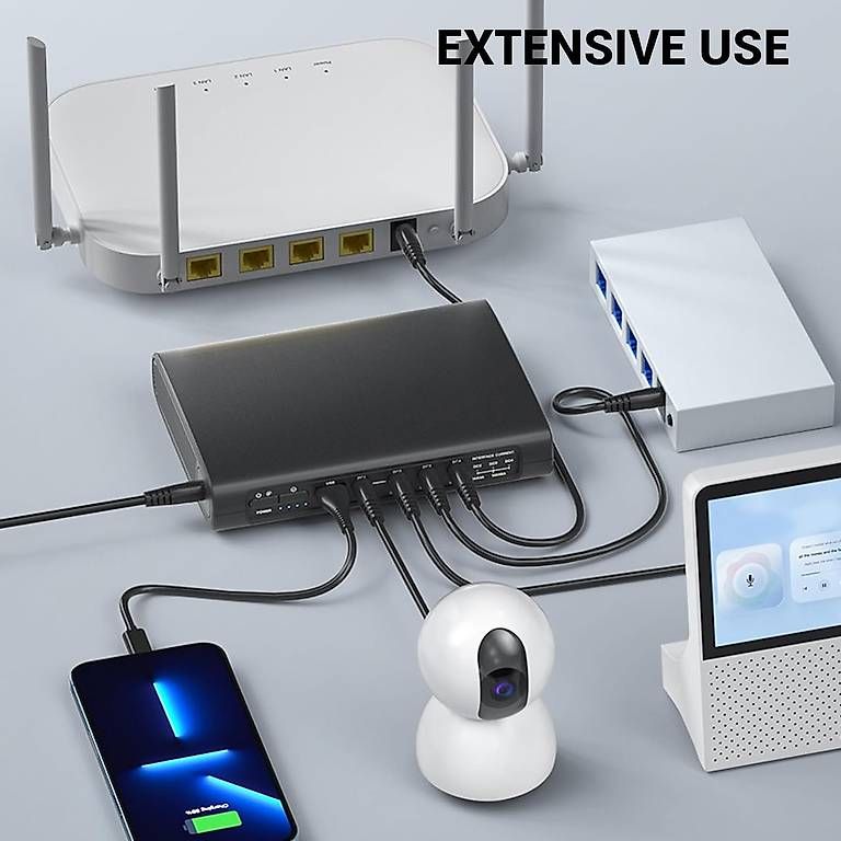 Caricatori & Batterie: Mini-USV-Batterie-Backup, 25600 MAh – Nuovo (secondo la descrizione) da Kreuzlingen venduto da Best-Deal-Oase 2