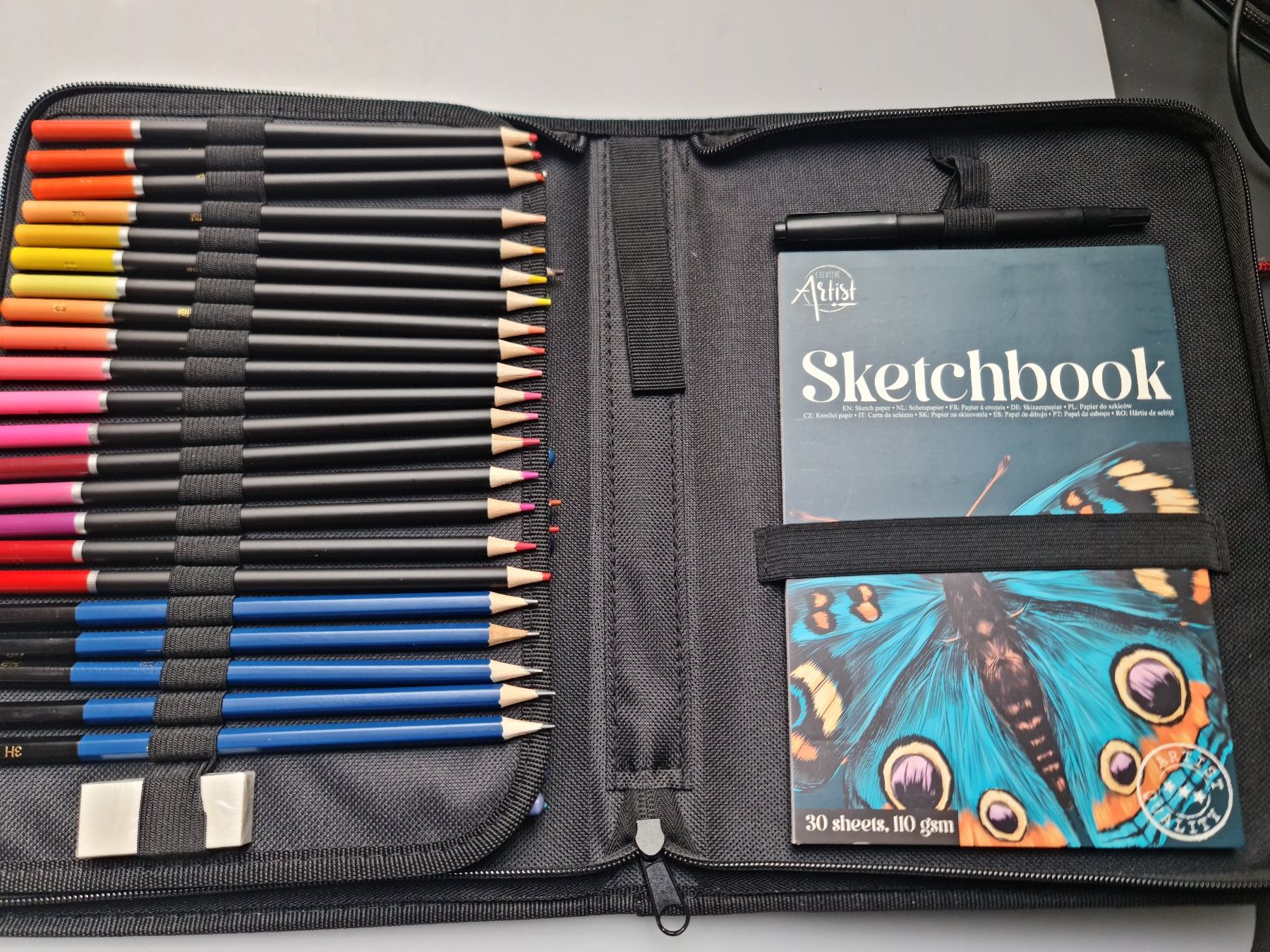 Stylos & Marker: Buntstiftset mit Block – D'occasion à Turbenthal par SiBra77 1