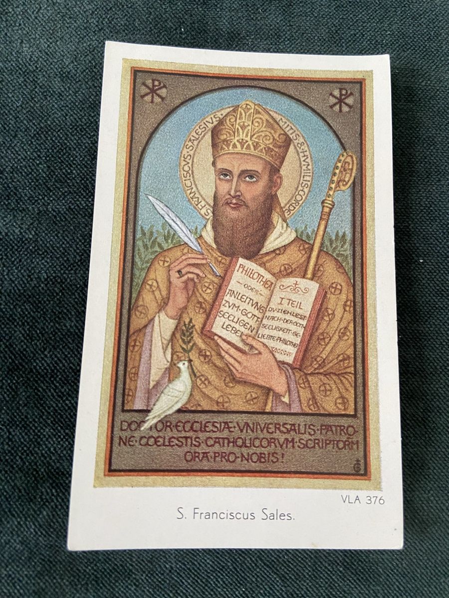 Poster & Bilder: S. Franciscus Sales Andachtsbild – Gebraucht aus Luzern von waterfront1