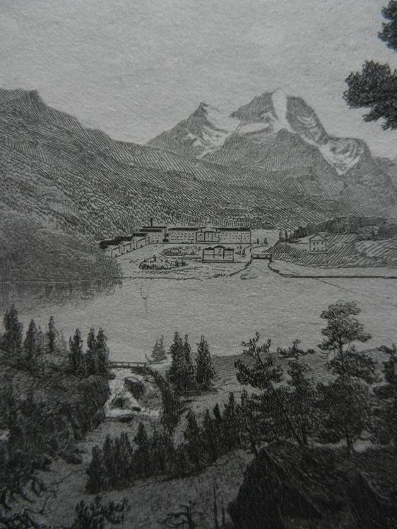 Gravures: St.Moritz Engadin – D'occasion à Risch par Rischli15 8