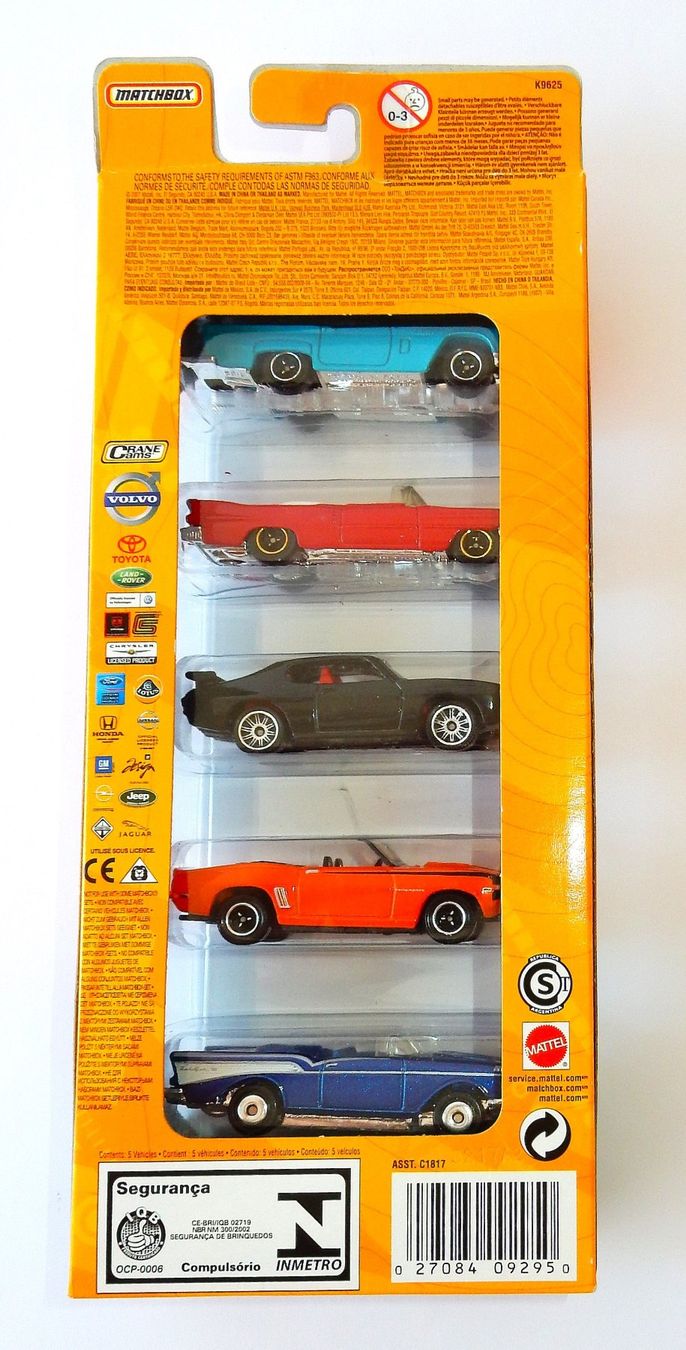 Matchbox Modellautos: Matchbox / 5-er Autoset - Nr. K9625 von 2007. – Neu und originalverpackt aus Alpnach Dorf von Reloved24 1