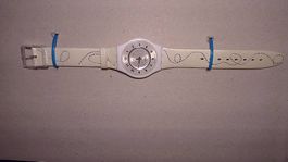 Vintage Swatch Skin Watch TIME SLICE SFW100