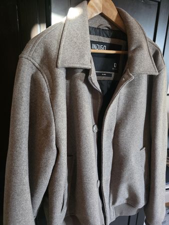 Veste Indigo, style blouson, taille XL