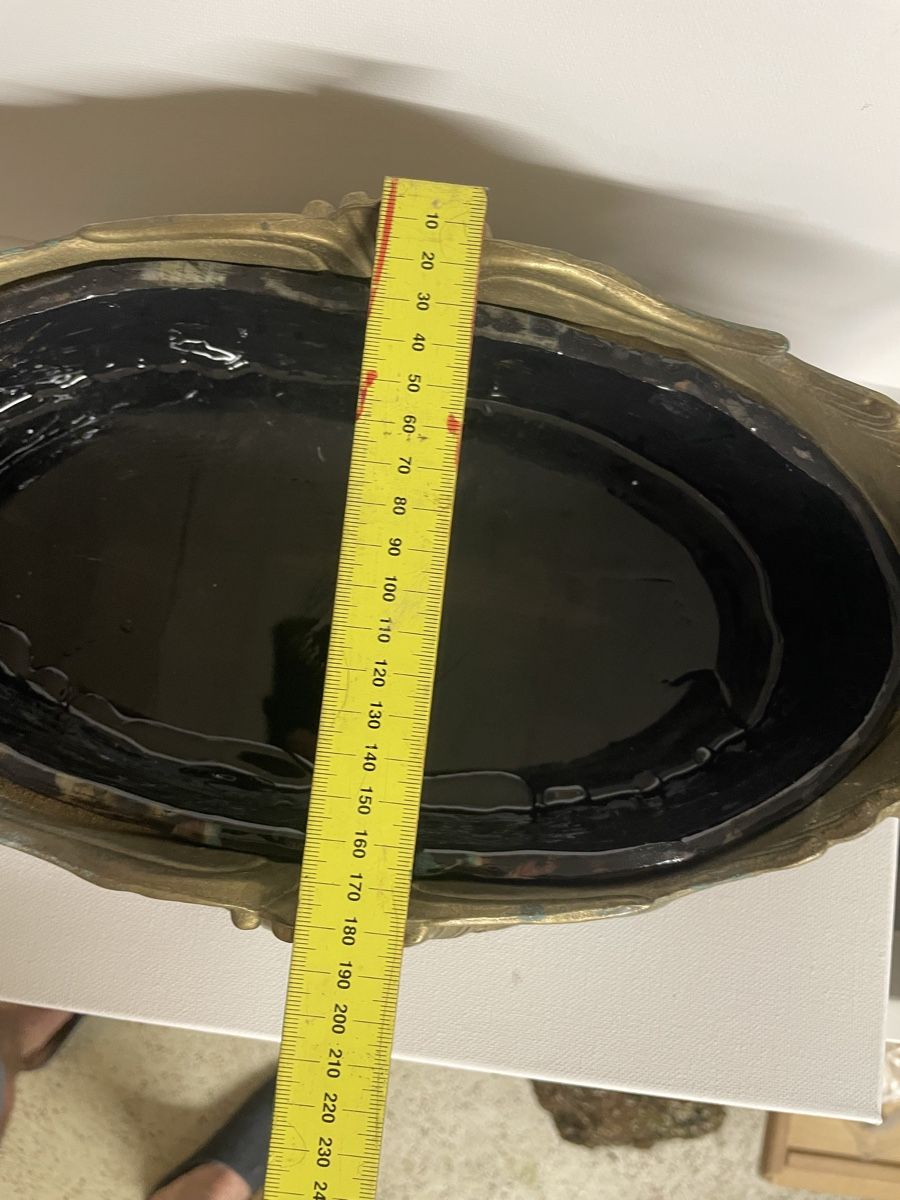 Schalen: Antike Jardiniere aus Messing – Gebraucht aus Dulliken von Emys_1 2