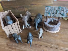 Schleich-Set: Elefanten