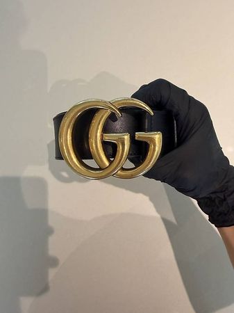 Gucci cintura GG Marmont nera