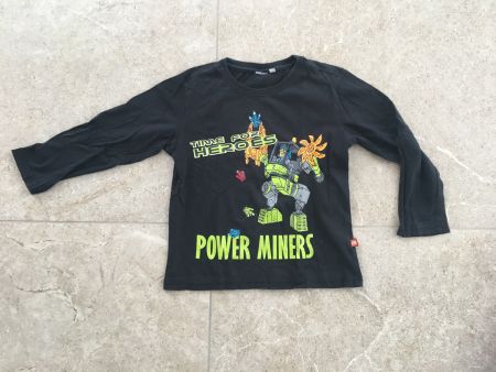 LEGO Power Miners Shirt Gr. 110, schwarz, guter Zustand