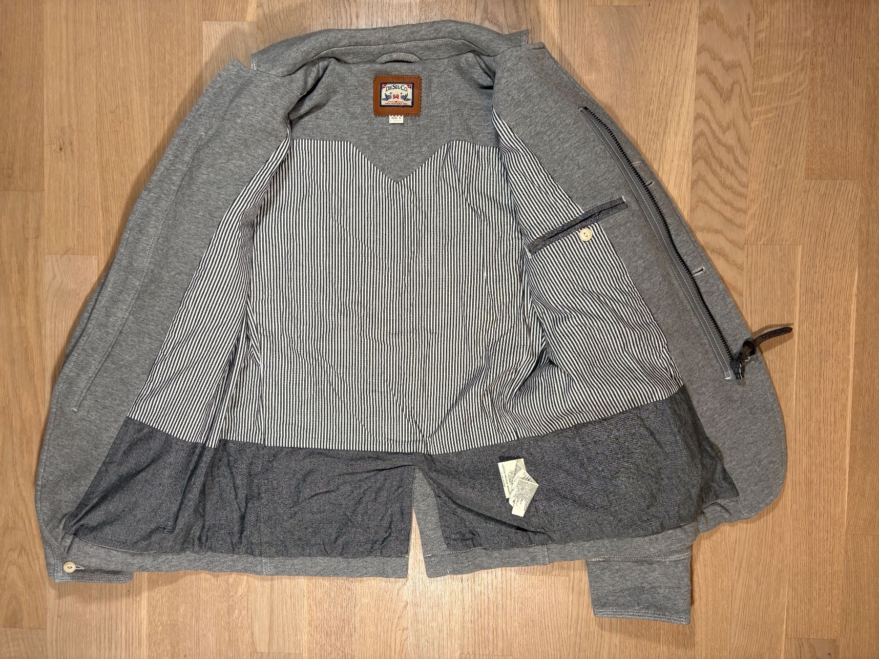 Diesel Jacken: Diesel Jacke Grau Baumwolle L – Gebraucht aus Elgg von Jo_Naj 4