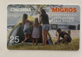Migros Geschenkkarte leer
