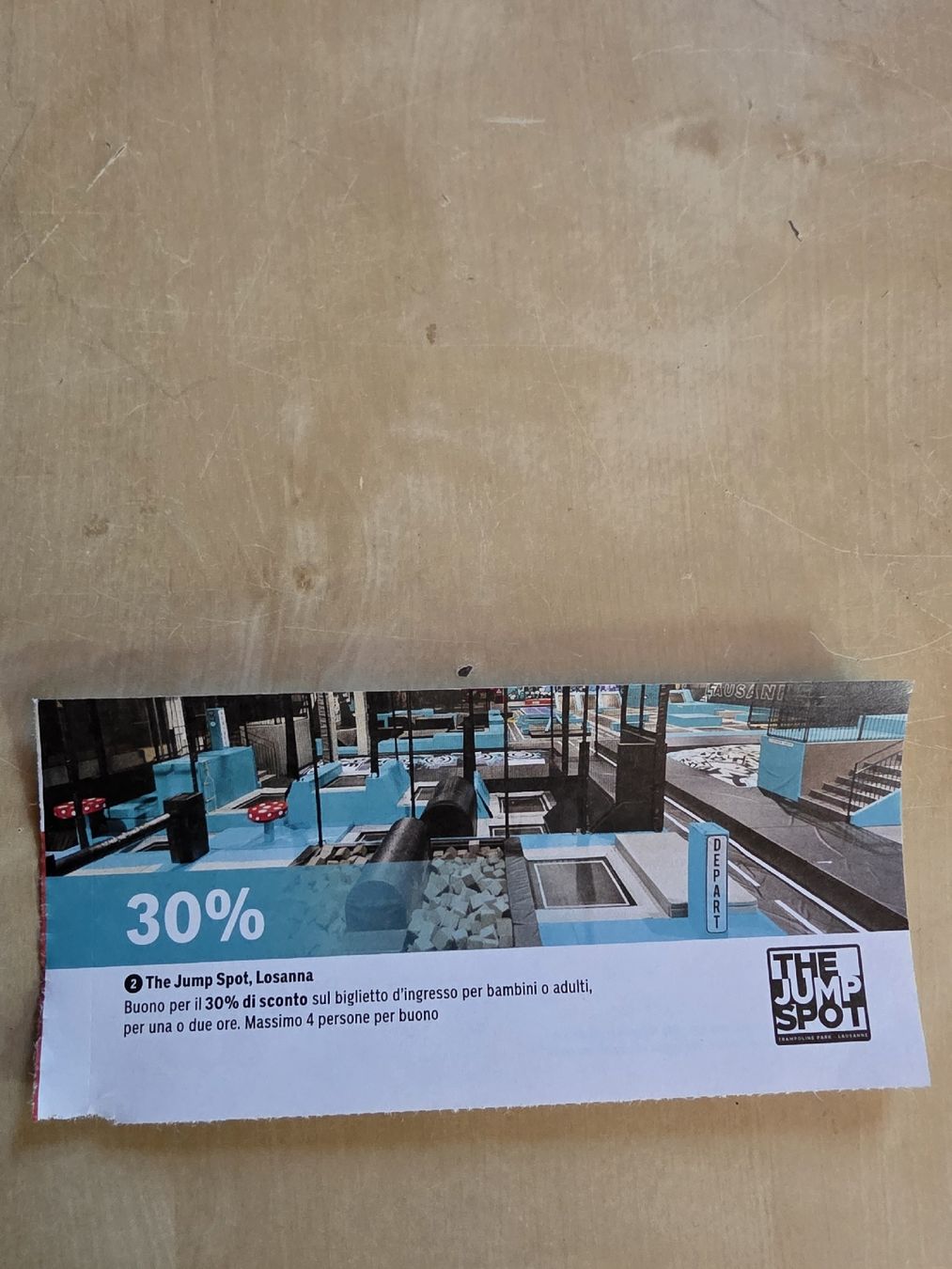 Buoni: gutschein the jump spot Losan  – Nuovo e nell'imballaggio originale da BELLINZONA venduto da Dolcerelax