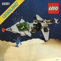 Lego Space 6891 Gamma V Laser Craft [komplett]