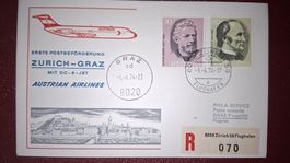 Swissair Zürich - Graz 01.04.1974