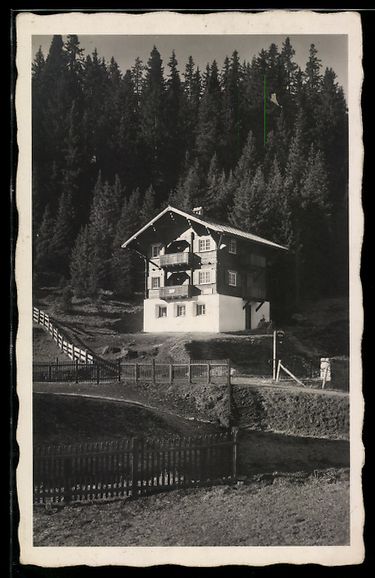 Cartoline postali: AK Arosa, Chalet am Waldrand – Usato da Berlin venduto da bartko-reher