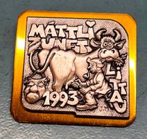 Fasnachtsplakette Littau 1993 Gold Mättli-Zunft Littau