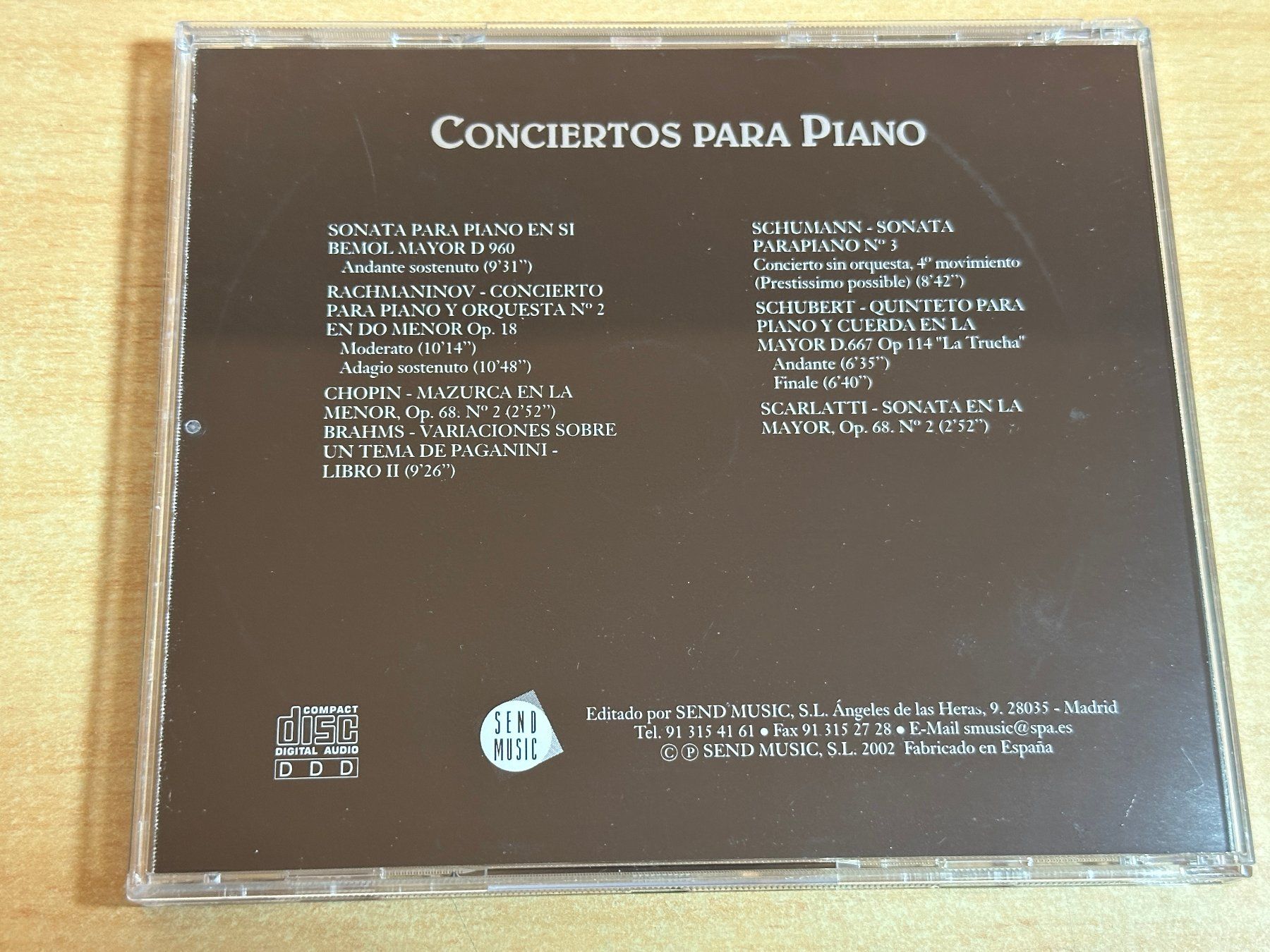 CDs: Various – Conciertos Para Piano 3 CD – Gebraucht aus Rikon im Tösstal von Alpenmutz 5
