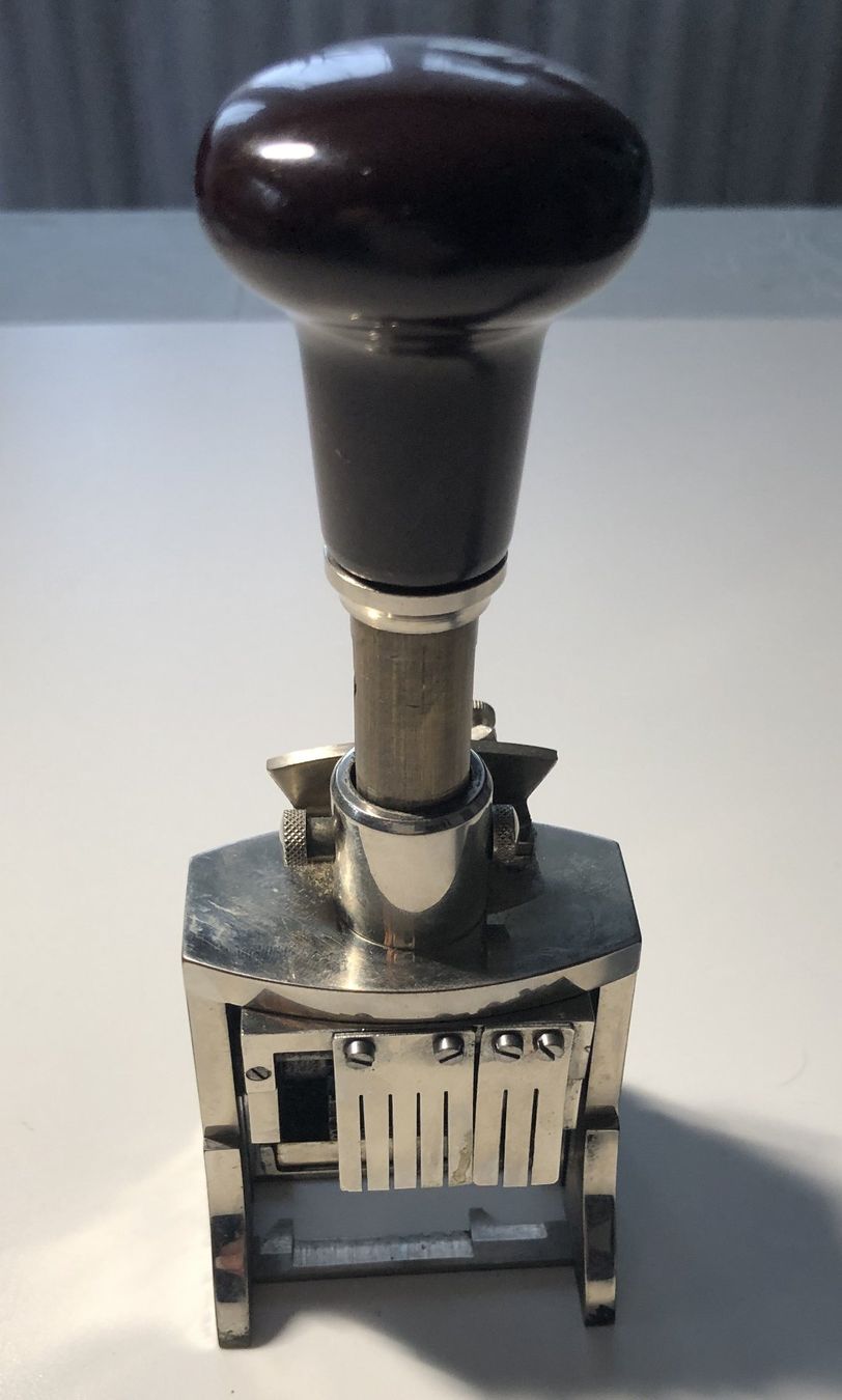 Timbri: Vintage Stempel der Firma Memmel – Usato da Binningen venduto da Steffisboerse 1