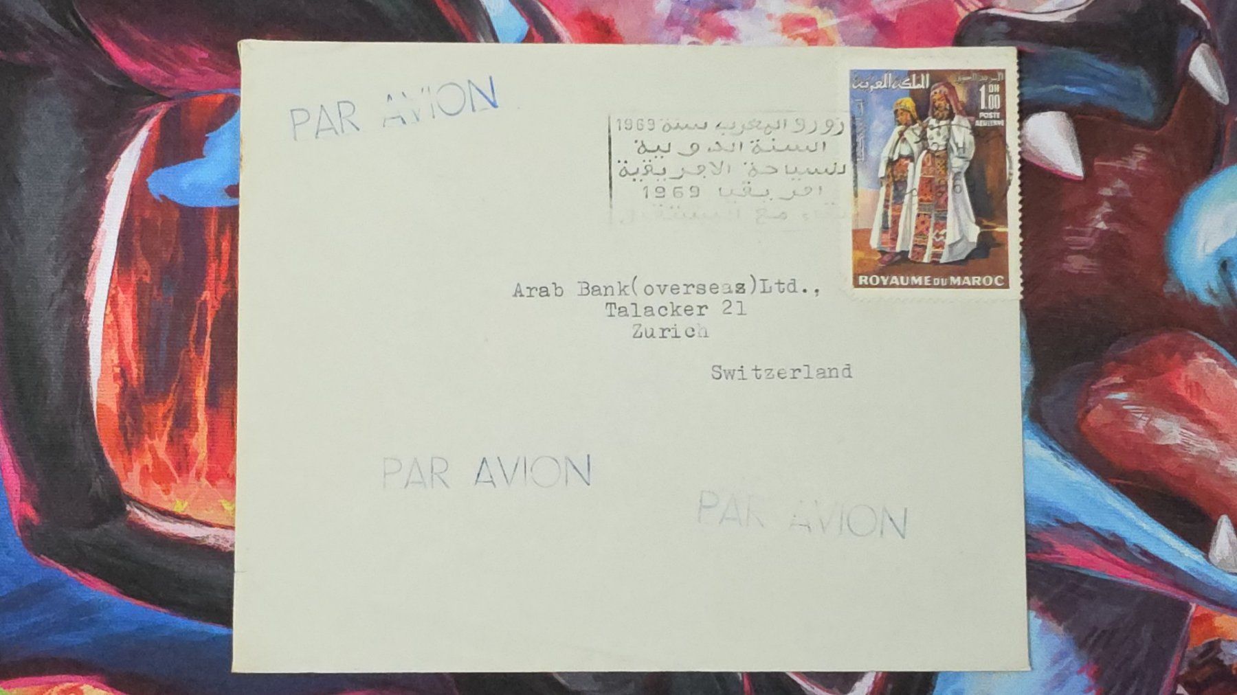 Tutti i francobolli: CL32 Enveloppe + Timbre Maroc 1969 – Usato da Cousset venduto da Patrick_Collections