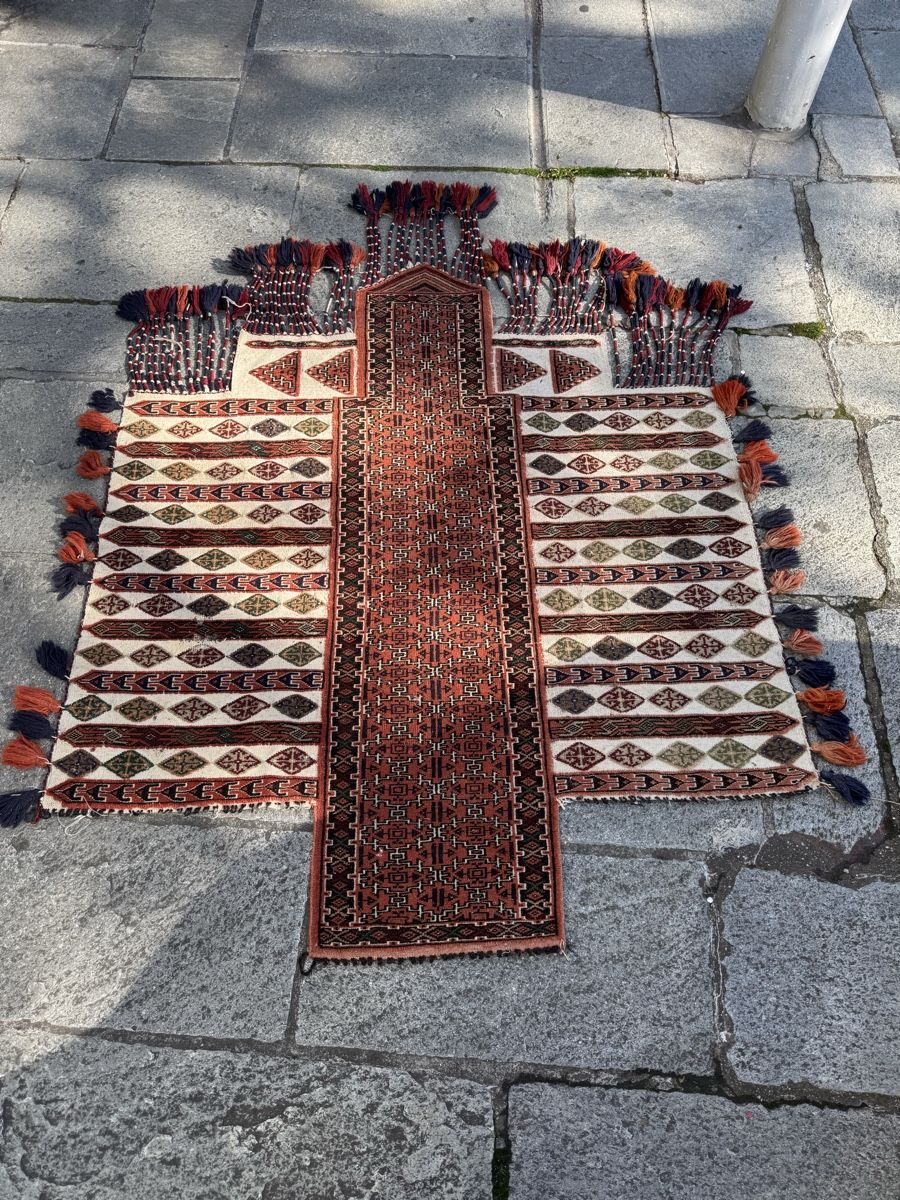 Tappeti: Kamel-Decke, Turkmenistan – Usato da Liestal venduto da galerie_nategh