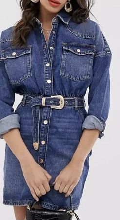 Robe en jean River Island - Taille 36 EU  jamais portée