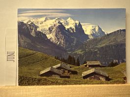 AK von Käserstatt Hasliberg Bergpanorama