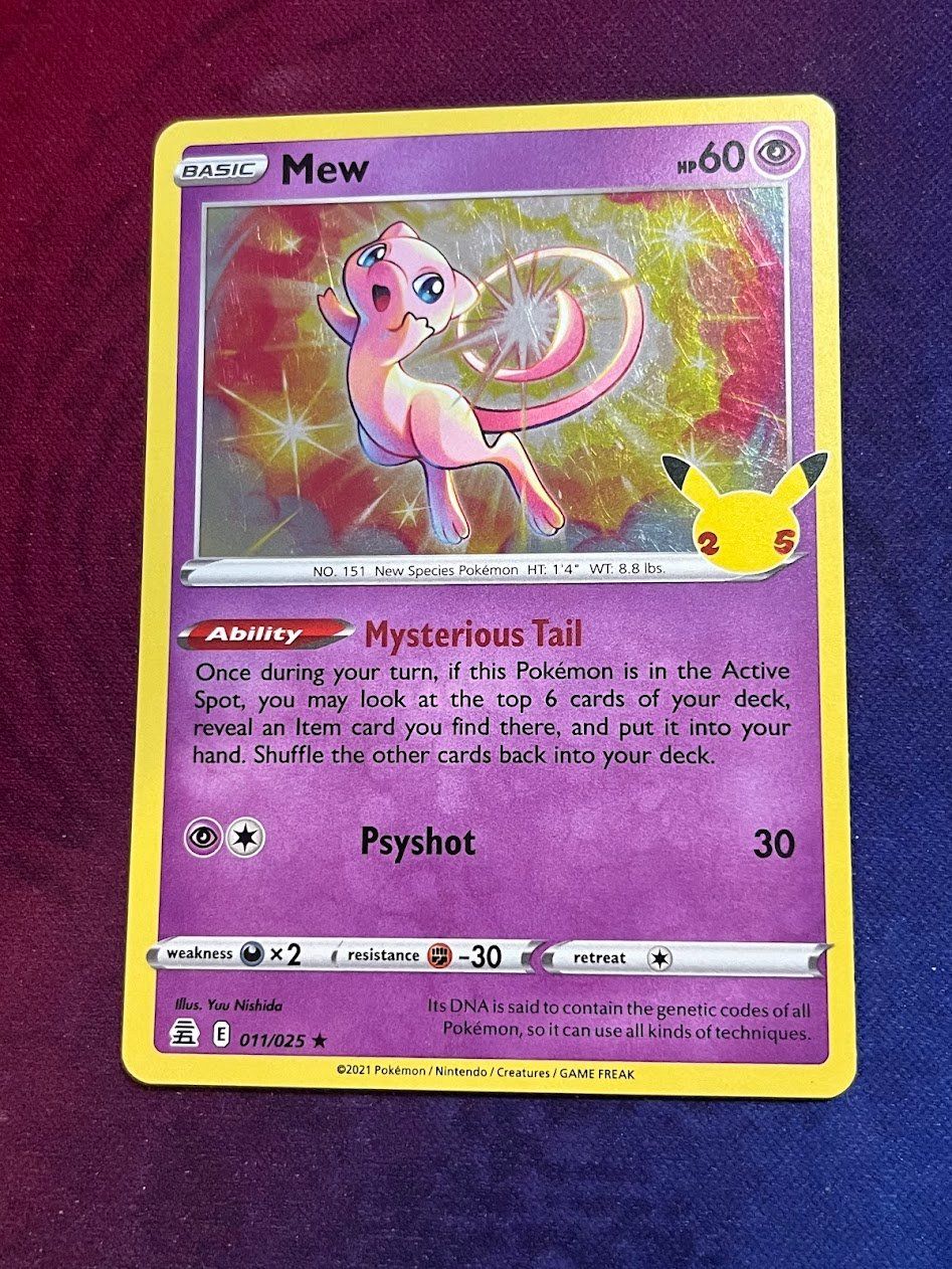 Pokémon Sammelbilder & Trading cards: Pokemon Mew Holo – Gebraucht aus schaan von Schokoloco