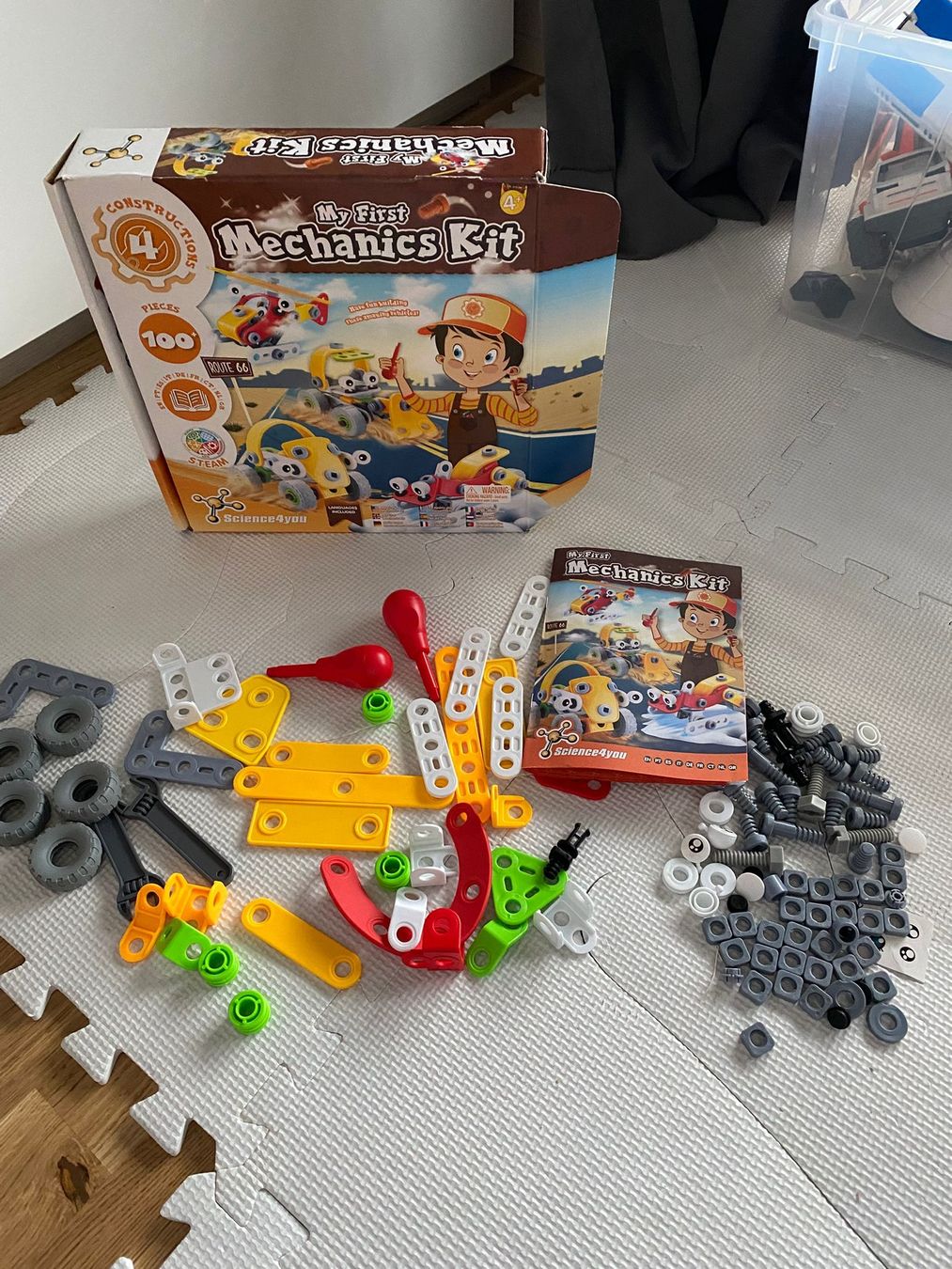 Kit di costruzioni: My First Mechanics Kit, 100 Pieces, 4+ – Usato da Steinhausen venduto da Olga.S