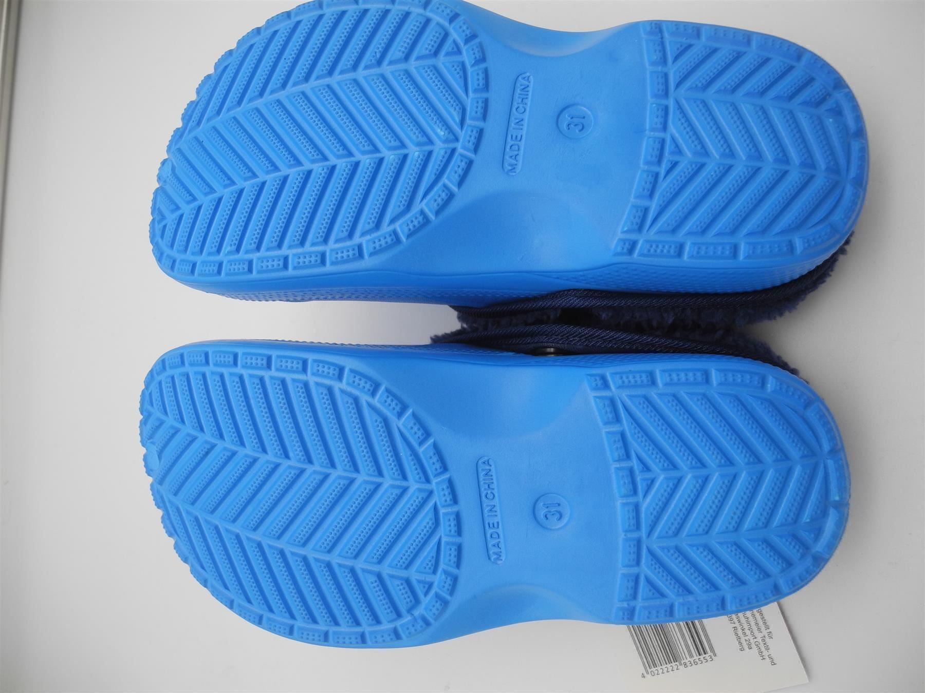 Schuhe für Jungen: Kinder Clogs gefüttert blau, Gr. 31 – Neu und originalverpackt aus Kottwil von Crazyrolf 2