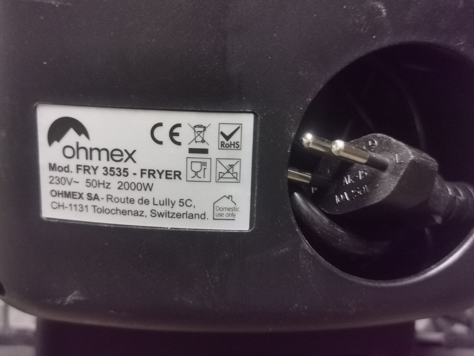 Ohmex Appareils de cuisine: Elektro Fritteuse von Ohmex – Neuf (Voir description) à Mellingen par fra_g7y8 6