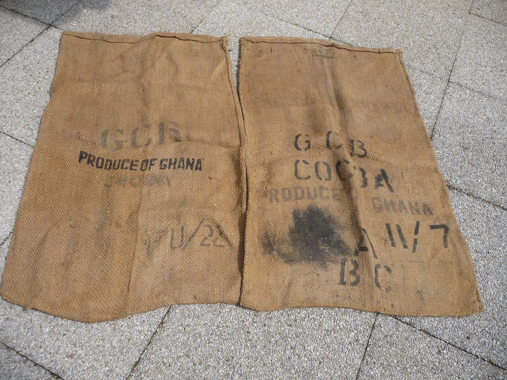Lot De 5 Sacs En Jute Résistants 50x70 Cm Avec Cordon - Réutilisables