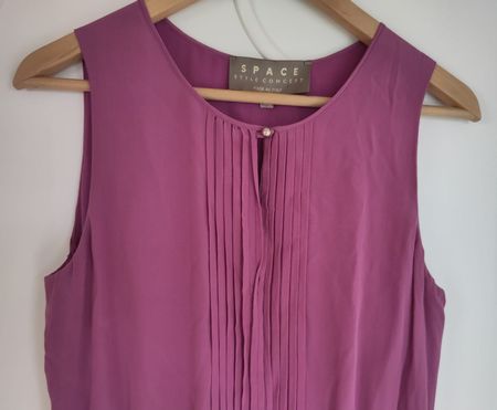 Robe en soie (100%) couleur lilas