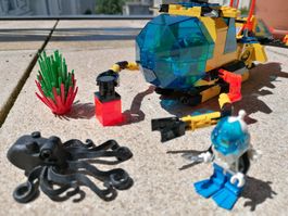 RAR LEGO Aquazone # 6175  U-BOOT mit Taucher von 1995