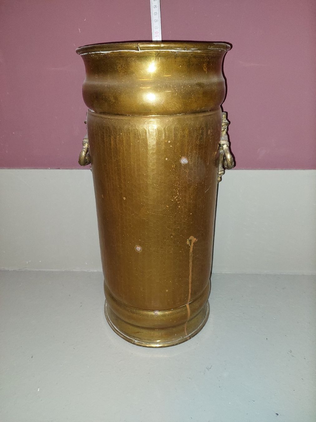 Altri mobili per ufficio: Vintage Messing Schirmständer/Übertopf, 48 cm hoch. – Usato da Muttenz venduto da bea_mmf9
