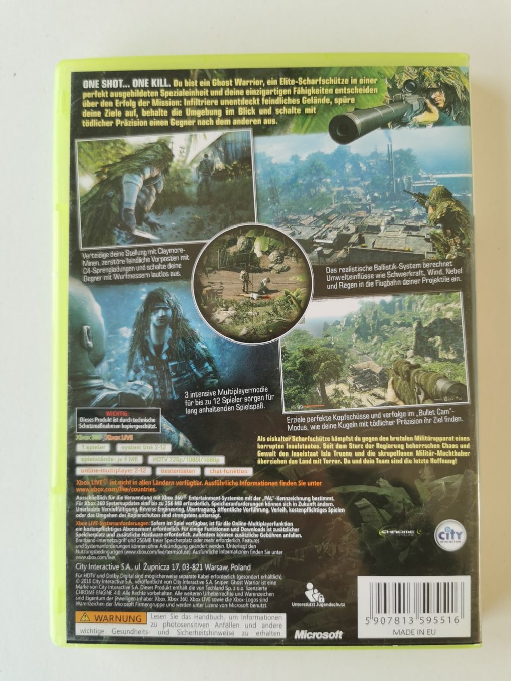 Giochi: XBOX 360 - Sniper Ghost Warrior – Usato da Lenzburg venduto da eyworld 2