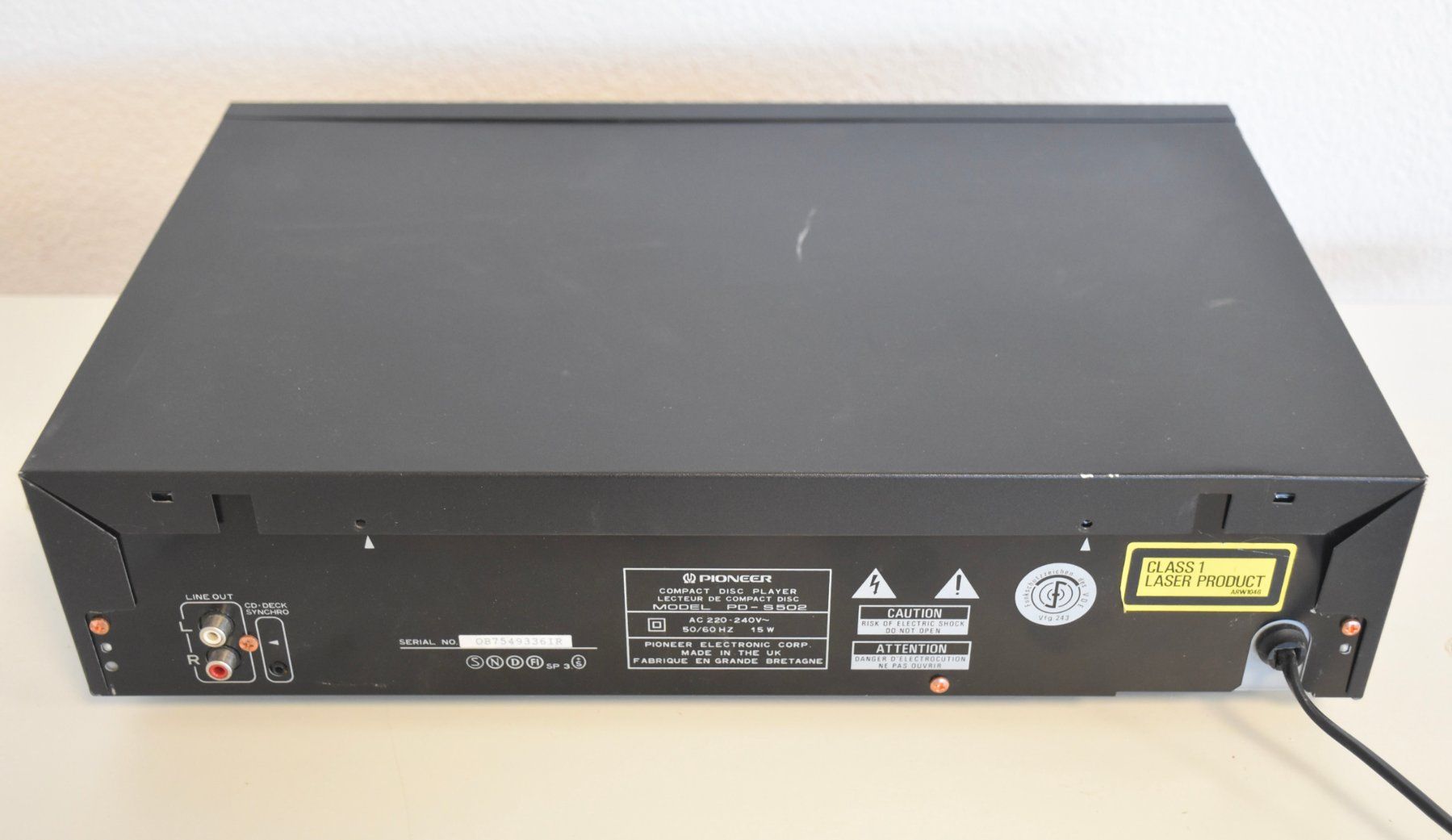 Pioneer Audio- & Mediensysteme: Lecteur CD PIONEER PD-S502 – Defekt aus Fribourg von Maiko0 4