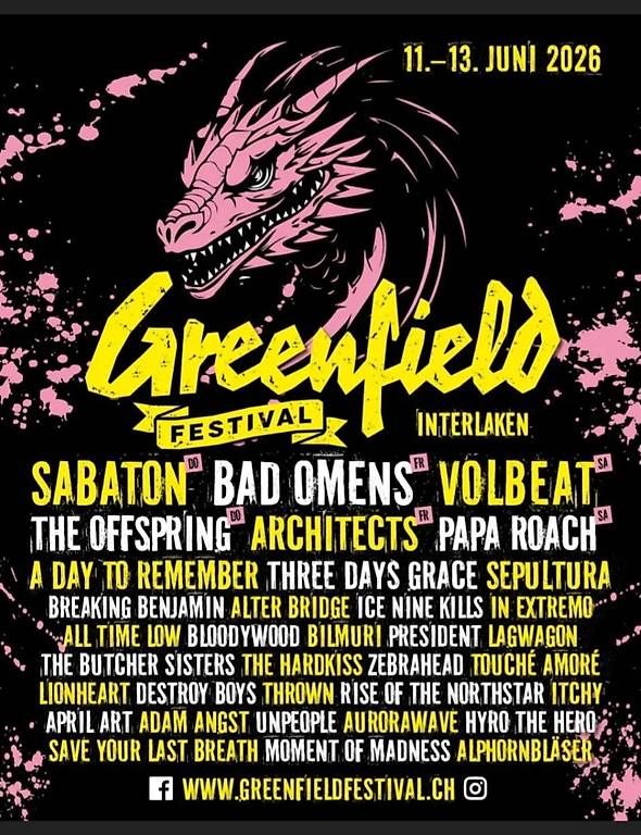 Biglietti: Greenfield Festival 2026 - 3 Tagespass  – Usato da Wabern venduto da jia_69gv