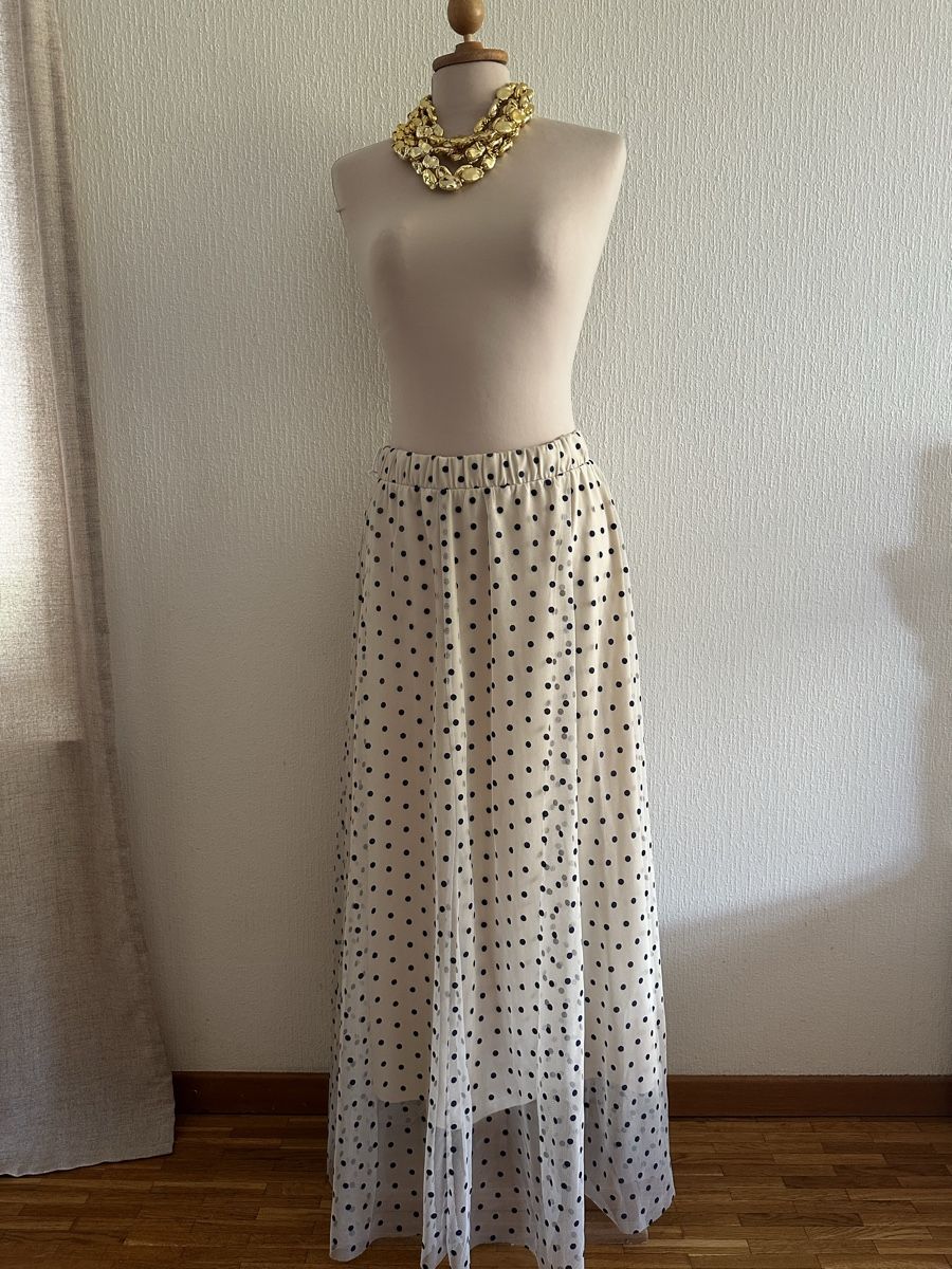 Only Jupes: Jupe longue ONLY à pois, taille M, beige – Neuf avec emballage d'origine à Châtelaine par Alexandra.jankowski