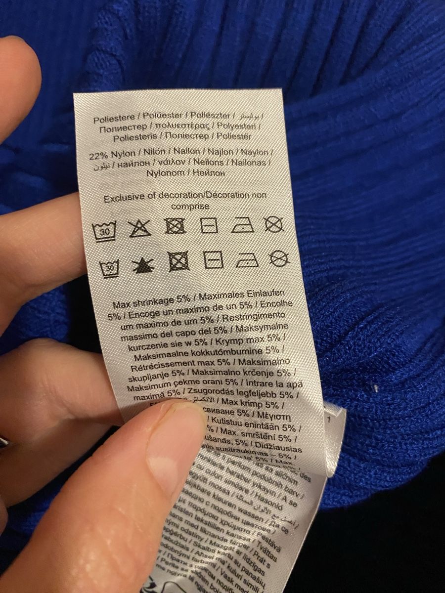 Only Maglioni & Felpe: ONLY Off-Shoulder Pullover royalblau, Gr. XS, neu – Nuovo (secondo la descrizione) da Zürich venduto da Mariaov 3