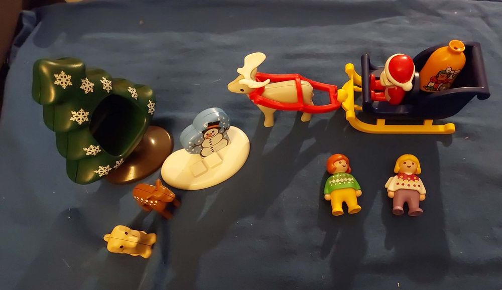 Playmobil 123 Weihnachten mit Nikolaus und Rentierschlitten Kaufen