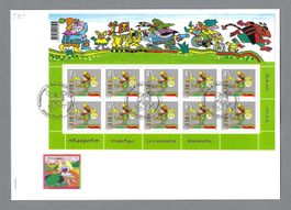 2006, KLEINBOGEN SBK 1205, ILLUSTR. FDC KASPERLI, LUXUS