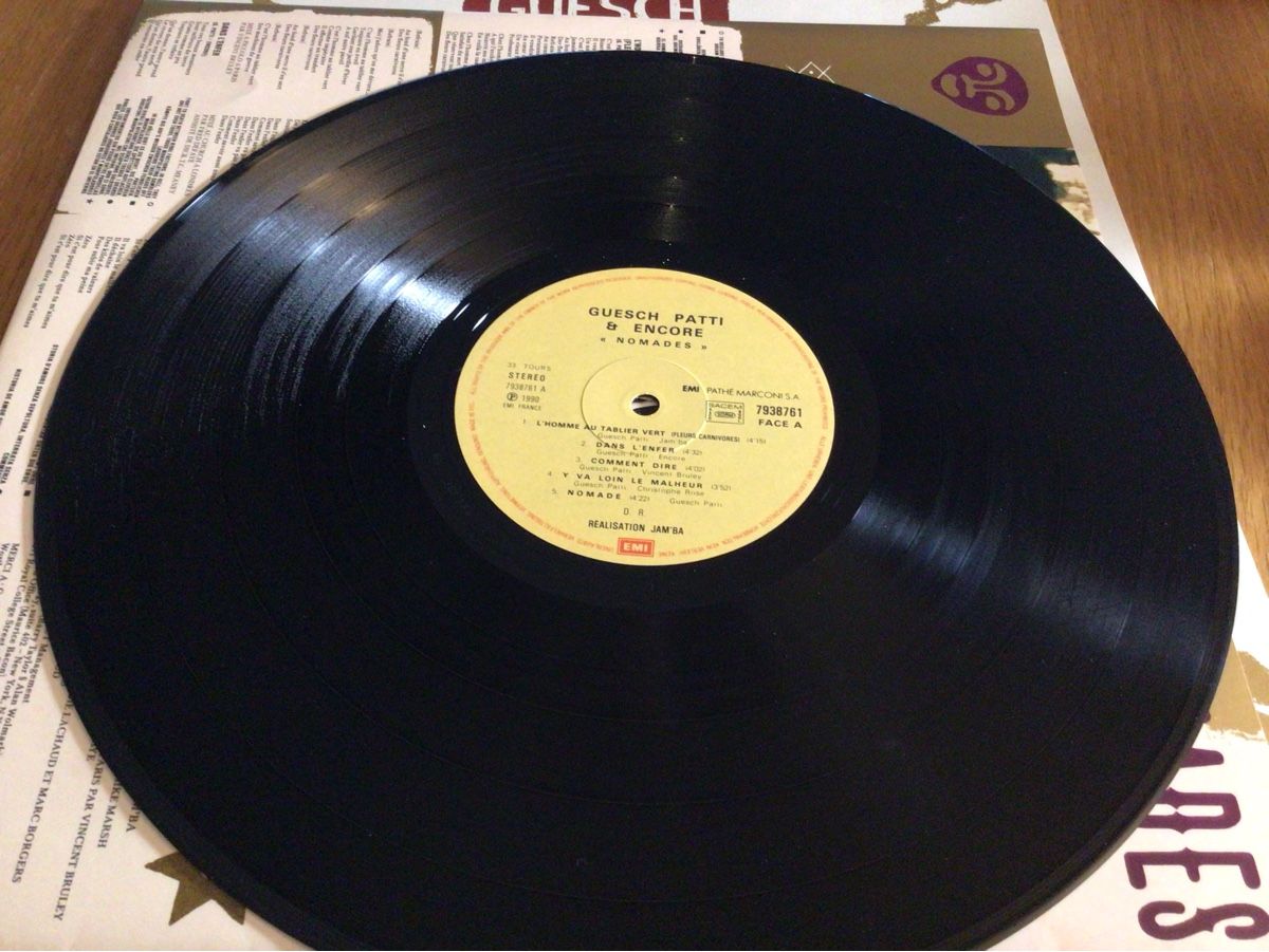 Dischi in vinile: Guetsch Patti & Encore - Nomades LP Vinyl 1990 – Usato da Steinach venduto da Quarkie 2