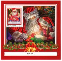 Block "Weihnachtsmann". São Tomé und Príncipe.
